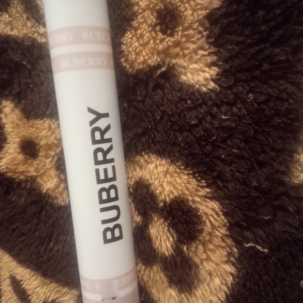 Burberry White and Pink Umbrella